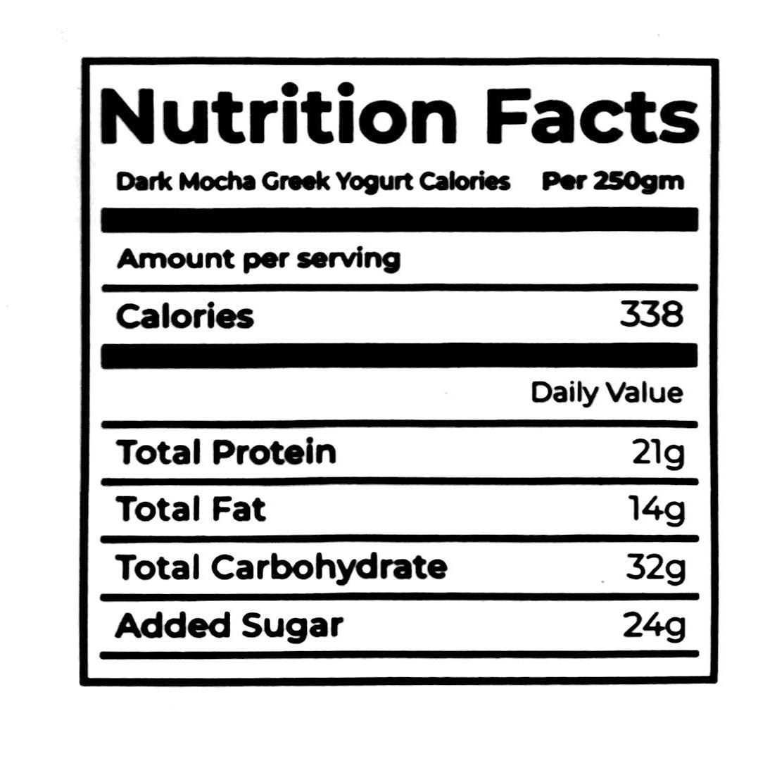 Dark Mocha Greek Yogurt