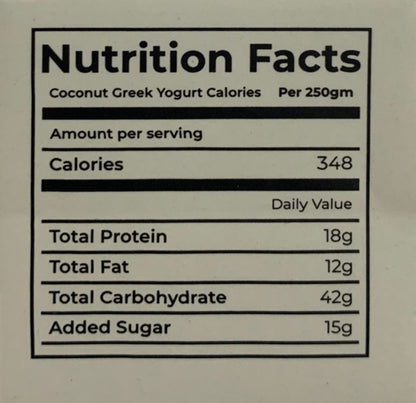 Coconut Greek Yogurt