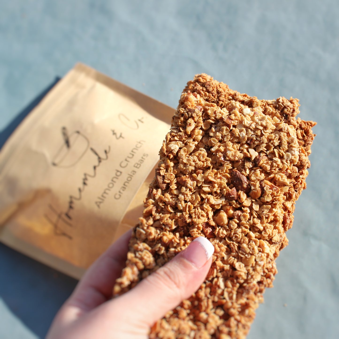 Almond Crunch Granola Bars